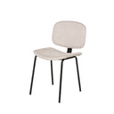 Silla WINONA, en beige, vista en perspectiva