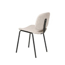 Silla WINONA, en beige, vista trasera en perspectiva