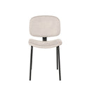 Silla WINONA, en beige, vista frontal