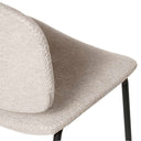 Silla WINONA, en beige, detalle del acabado