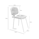 Croquis de medidas — Silla WINONA
