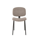 Silla WINONA, en taupe, vista frontal