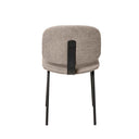 Silla WINONA, en taupe, vista trasera