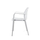 Silla DESIREE, en blanco, vista lateral
