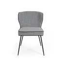 Silla MAYRA, en gris claro, vista frontal