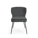 Silla MAYRA, en gris oscuro, vista frontal