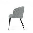 Silla MERIDA, en gris, vista lateral