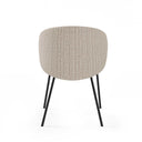 Silla MERIDA, en taupe, vista trasera