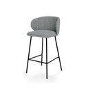 Taburete bajo RAY con respaldo ergonómico