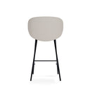 Taburete bajo RAY con respaldo ergonómico