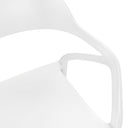 Silla RENATA, en blanco, detalle del acabado