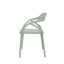 Silla RENATA, en menta, vista lateral
