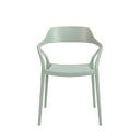 Silla RENATA, en menta, vista frontal