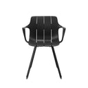 Silla YAMAL, en negro, vista frontal