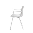 Silla YAMAL, en blanco, vista lateral
