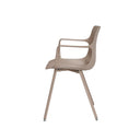 Silla YAMAL, en beige, vista lateral