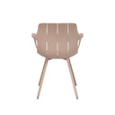 Silla YAMAL, en beige, vista trasera