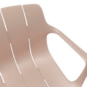 Silla YAMAL, en beige, detalle del acabado