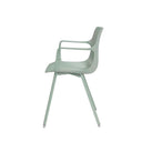 Silla YAMAL, en menta, vista lateral