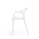 Silla EILIN, en blanco, vista lateral