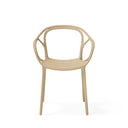 Silla EILIN, en beige, vista frontal