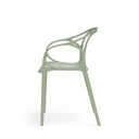 Silla EILIN, en menta, vista lateral