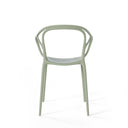 Silla EILIN, en menta, vista trasera