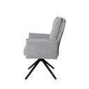 Silla ELLEN, en gris claro, vista lateral