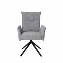 Silla ELLEN, en gris claro, vista frontal