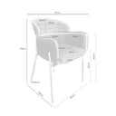 Croquis de medidas — Silla SALLY