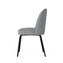 Silla MAXIME, en gris claro, vista lateral