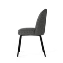 Silla MAXIME, en gris oscuro, vista lateral