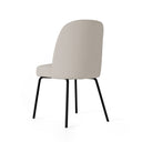 Silla MAXIME, en beige, vista trasera en perspectiva