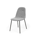 Silla DANA, en gris, vista en perspectiva