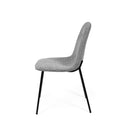 Silla DANA, en gris, vista lateral