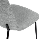 Silla DANA, en gris, detalle del acabado