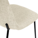 Silla DANA, en beige, detalle del acabado