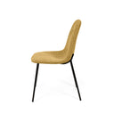 Silla DANA, en mostaza, vista lateral