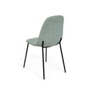 Silla DANA, en menta, vista frontal