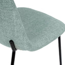Silla DANA, en menta, detalle del acabado