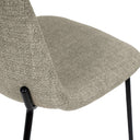 Silla DANA, en taupe, detalle del acabado