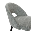 Silla DORIS, en gris claro, vista de conjunto