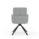 Silla LINDA, en gris claro, vista trasera