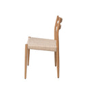 Silla BONNIE, en natural, vista lateral