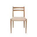 Silla BONNIE, en natural, vista frontal