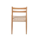 Silla BONNIE, en natural, vista trasera