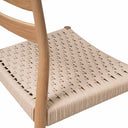 Silla BONNIE, en natural, detalle del acabado