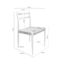 Croquis de medidas — Silla BONNIE