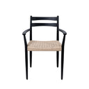 Silla EDNA, en negro, vista frontal