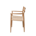Silla EDNA, en natural, vista lateral